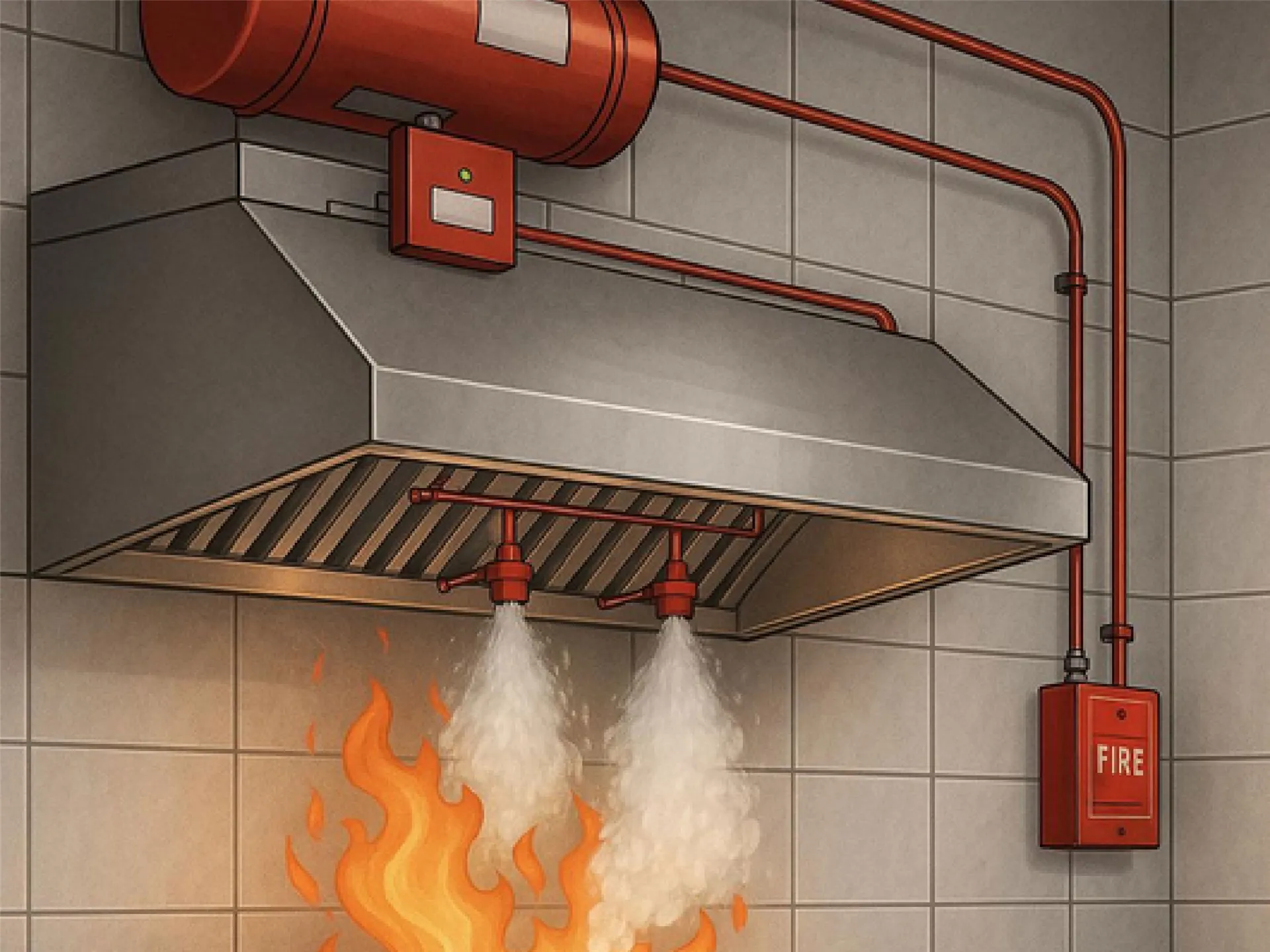 Kitchen Hood Fire Suppression Systems